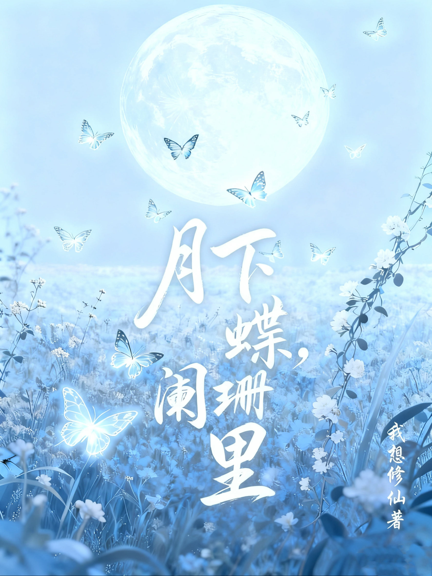 月下蝶，阑珊里